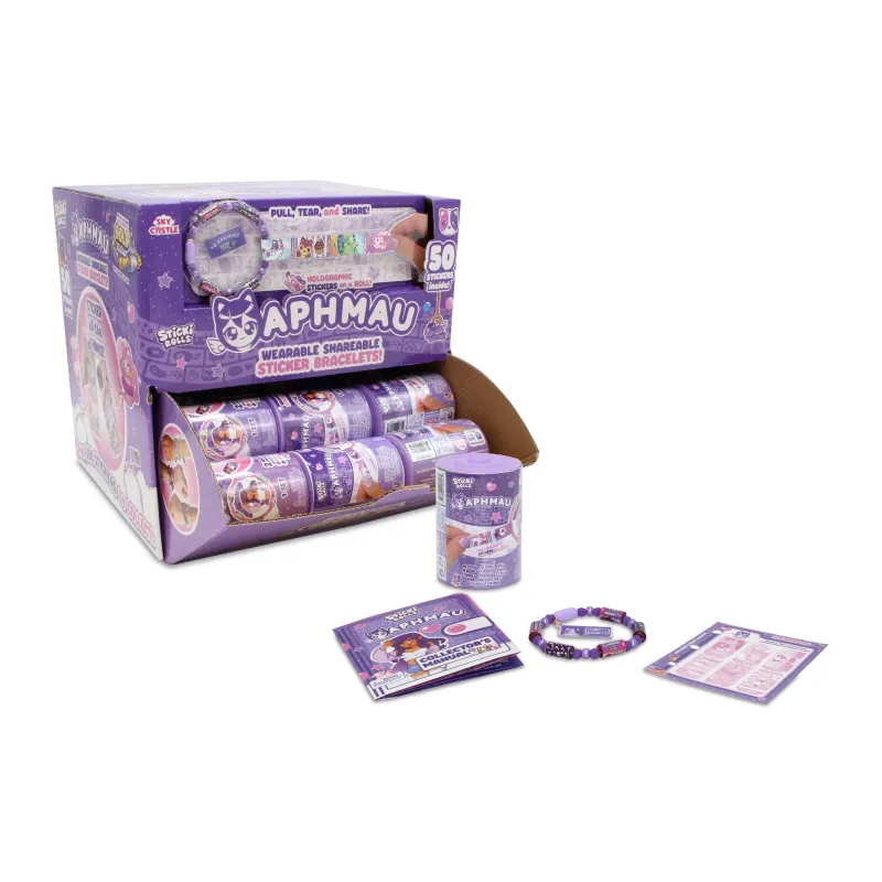 STICKI ROLLS APHMAU Rokassprādze ar aksesuāriem un uzlīmēm