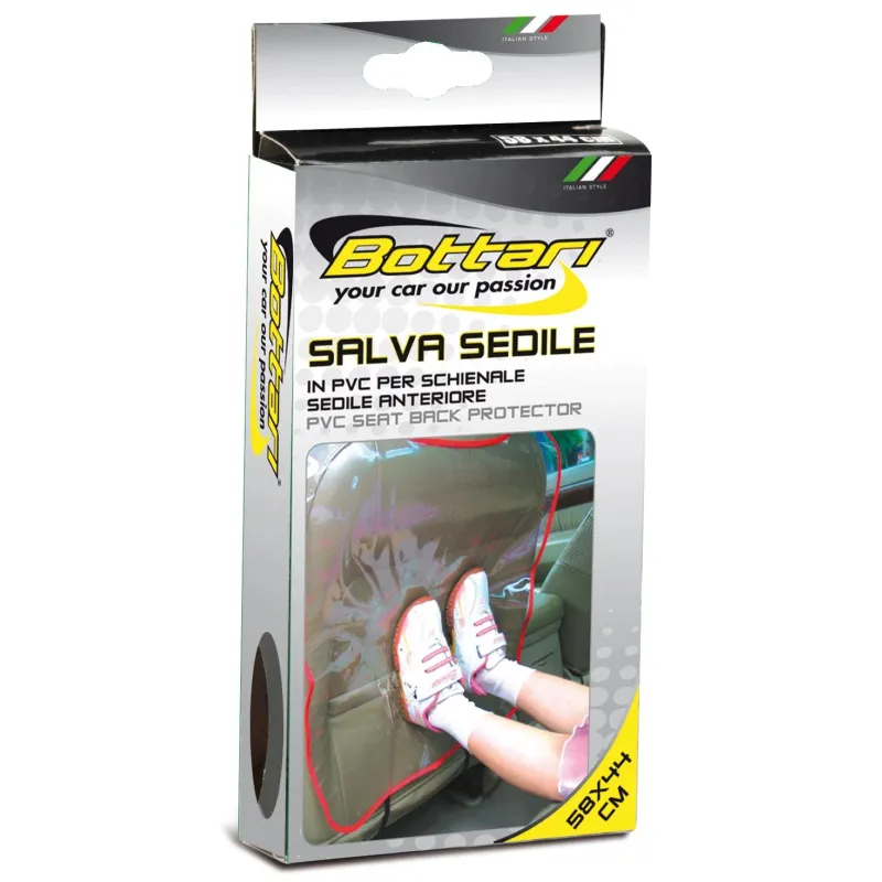 Sēdekļa aizsardzība Bottari, 58 cm x 44 cm, caurspīdīga krās.