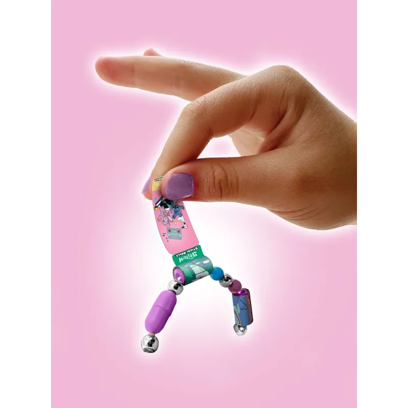 STICKI ROLLS STITCH bracelet with accessories and stickers