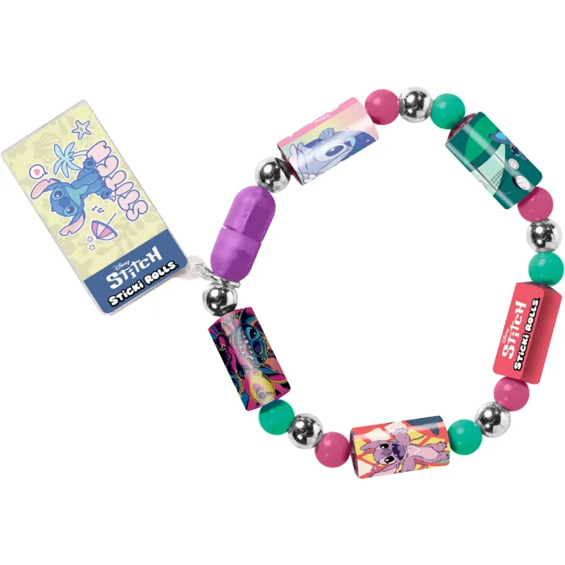 STICKI ROLLS STITCH bracelet with accessories and stickers
