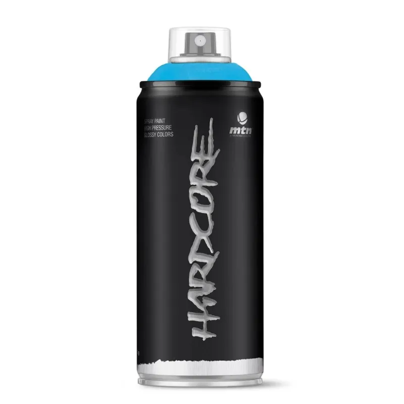 Aerozoliniai dažai Montana Hardcore, paprastieji, šviesiai mėlyna sp., 0.4 l