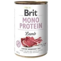Влажный корм для собак Brit Mono Protein, баранина, 0.4 кг