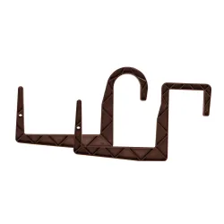 Lillepotihoidik Plastkon Universal 41105511, 23.8 cm x 13.5 cm, 1.2 cm, plastik, tumepruun v.