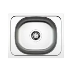 Кухонная мойка Asil Krom AS74, нержавеющая сталь, 50 см x 40 см x 15 см, из нержавеющей стали