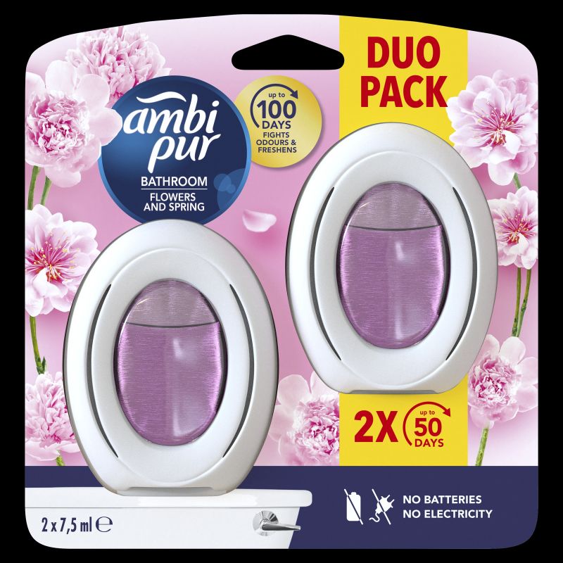 Ambi Pur Flower & Spring Vannas Istabas Gaisa Atsvaidzinātājs, 15 ml