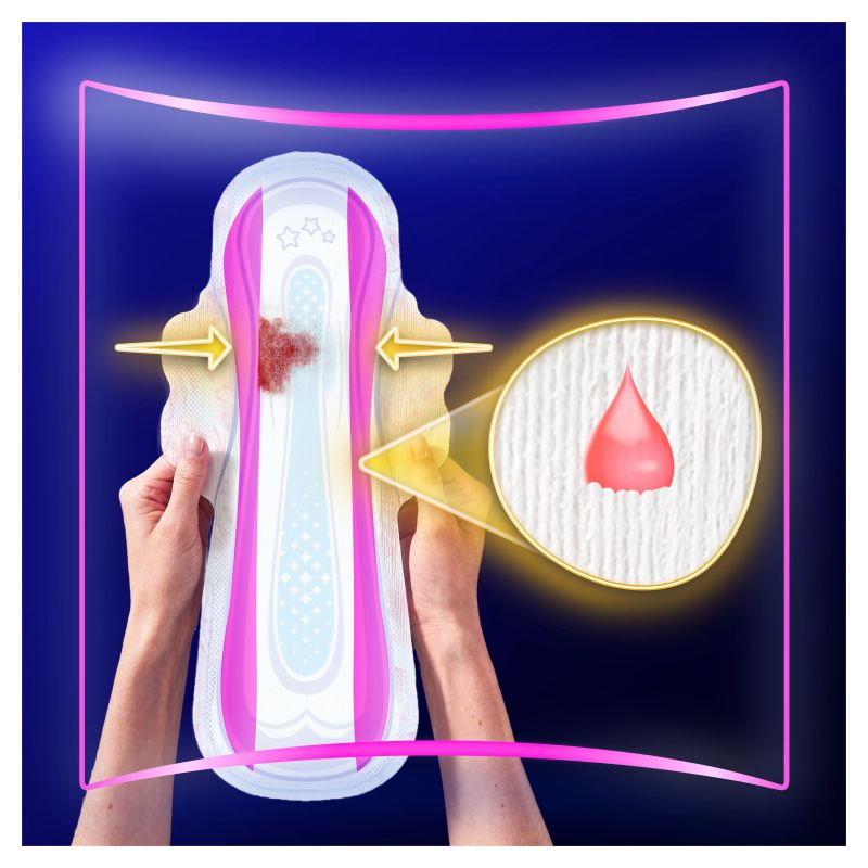 Always Ultra Secure Night Size 4 Higiēniskās Paketes Wings, 36 gab