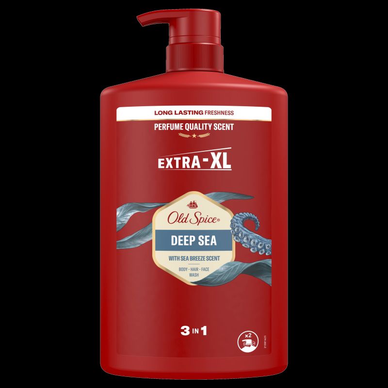 Old Spice Deep Sea Dušas Želeja Un Šampūns Vīriešiem 1000 ml