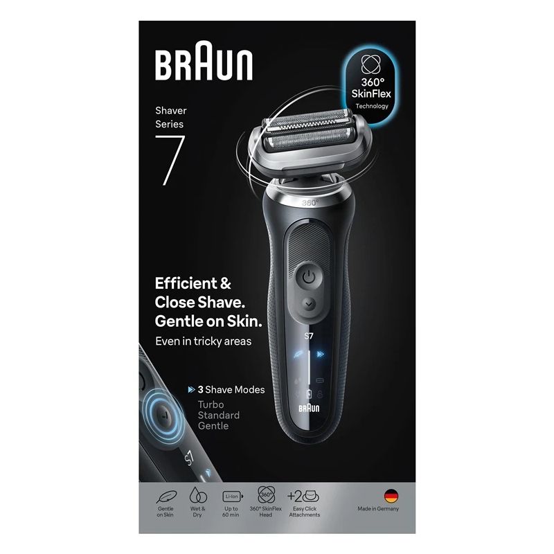 Shaver 72-n1620s black braun