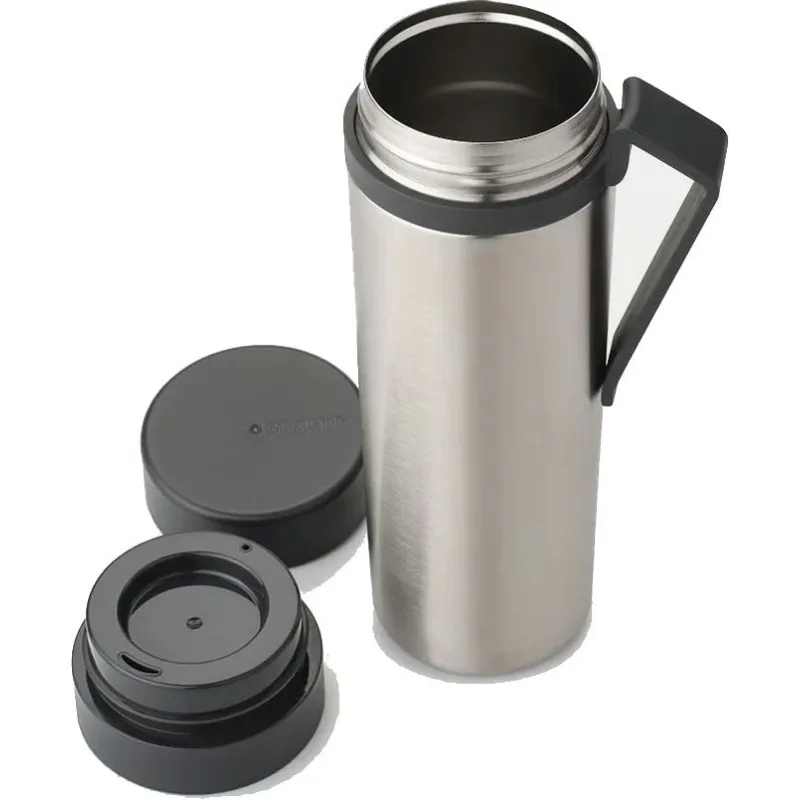 Termokrūze Brabantia Make Take, 0.5 l, pelēka