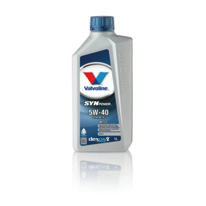 Motoreļļa Valvoline SynPower 5W - 40, sintētiskais, 1 l