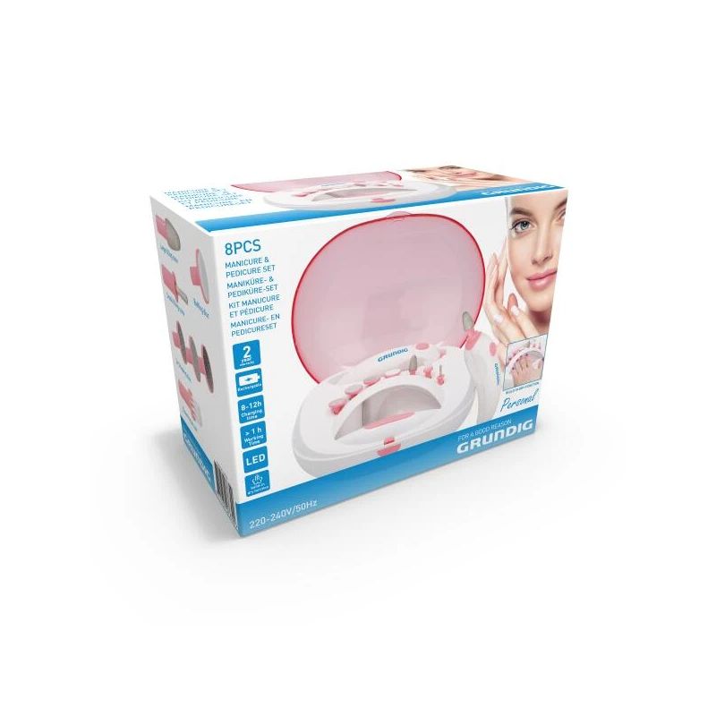 Manikīra-pedikīra komplekts uzlādējams