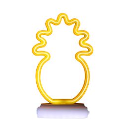 Galda lampa neona ananass led 39