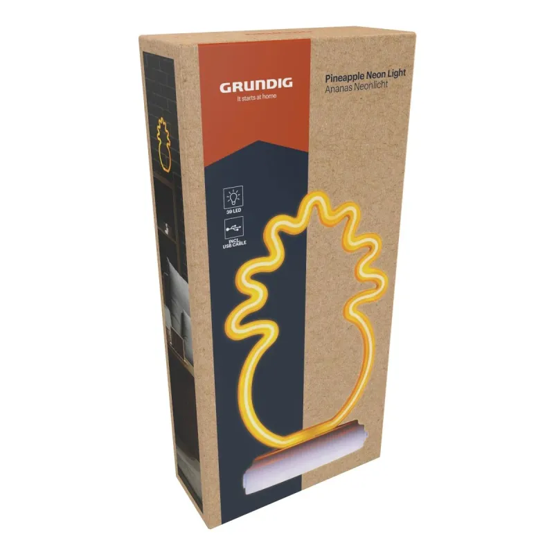 Galda stāvlampas Grundig Pineapple Neon, LED