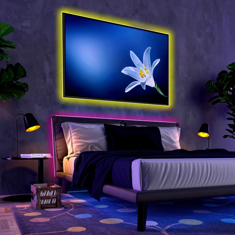 Lente led 180led rgb 3m