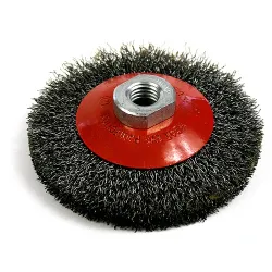 Metāla birste100mm,M14,stieple 0.3mm