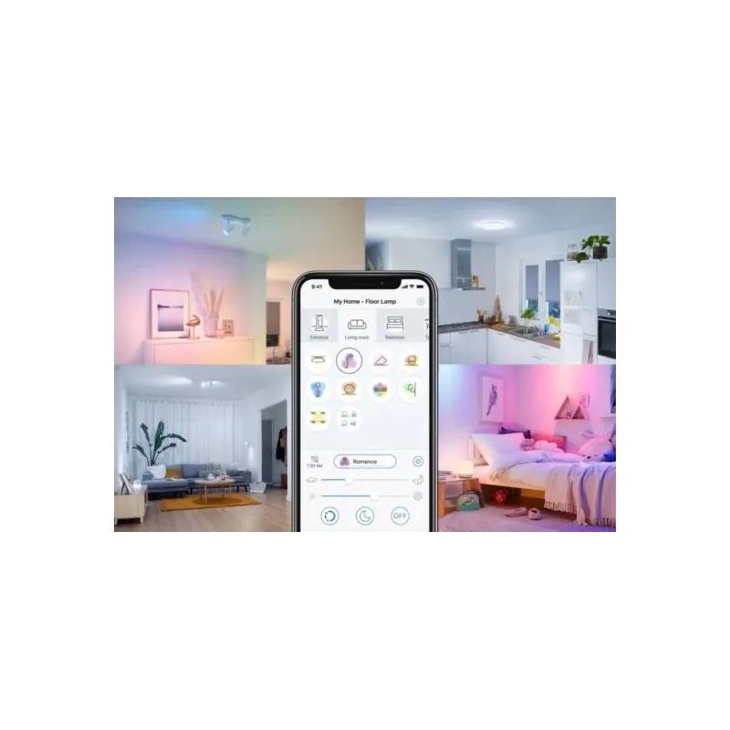 Piestipr.gaismeklgu10 wifi 5w 350lm rbg