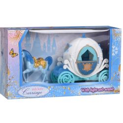 Rotaļlieta zirgs un kariete m.ar skaņu