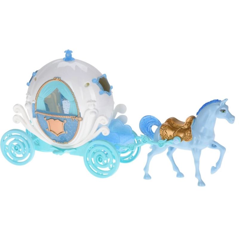 Rotaļlieta zirgs un kariete m.ar skaņu