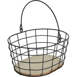 Grozs ar rokturi ovāls metāla