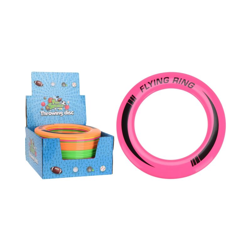 Rotaļlieta disks metamais 25cm 4ass