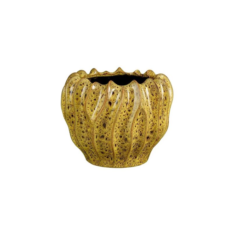 Pods keramikas thom d27.5 h22cm dzeltens