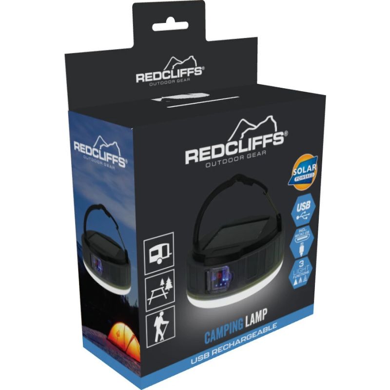 Tūrisma lukturis ar solāro paneli