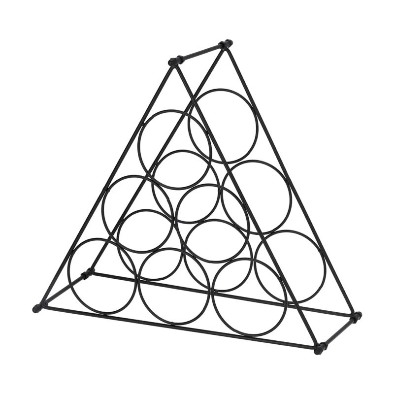 Pudeļu turētājs metāla 6 pudelēm