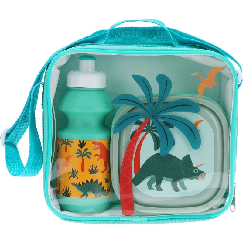 Pusdienu soma 22x20cm zaļa.sarkana