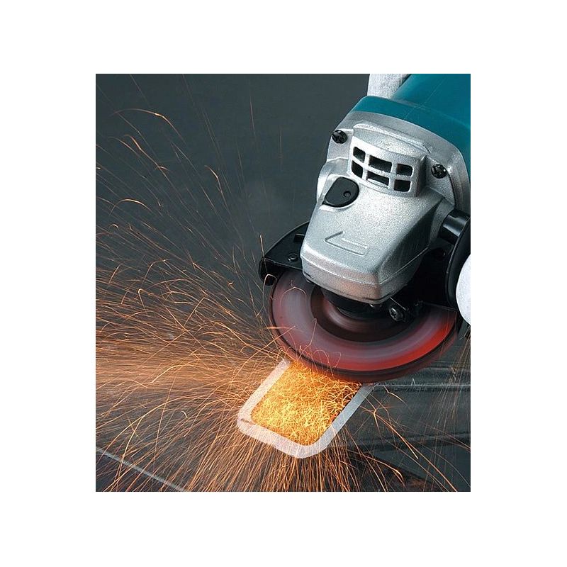 Elektriskā leņķa slīpmašīna Makita 9558HNR, ar sukām, 840 W