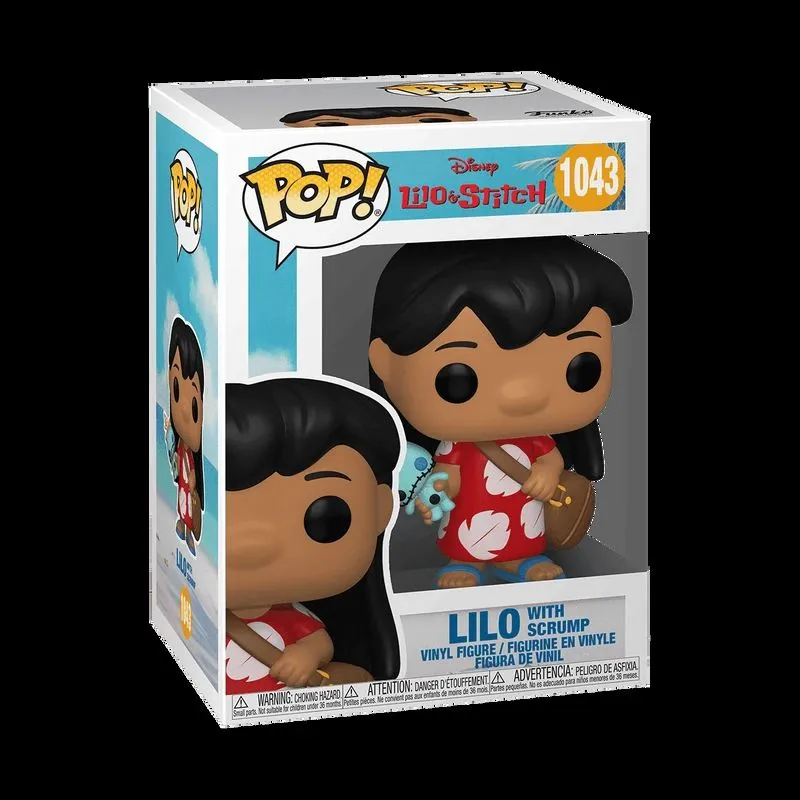 FUNKO POP! Vinila figūra: Disney: Lilo & Stitch - Lilo ,w- Scrump,