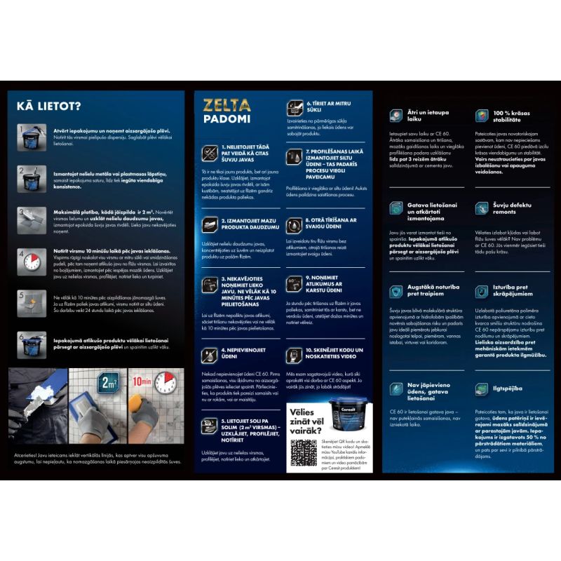 Šuvju pasta ceresit ce 60 toffi 2kg