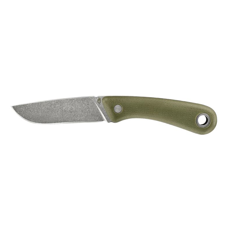Nazis spine compact fixed blade - green