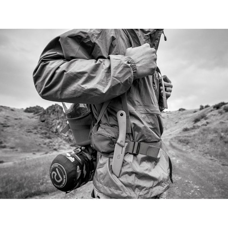 Nazis spine compact fixed blade - green