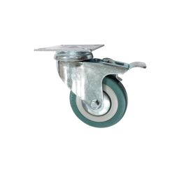 Käru ratas Haushalt 34075B, DIA 7.5 cm, hall v.