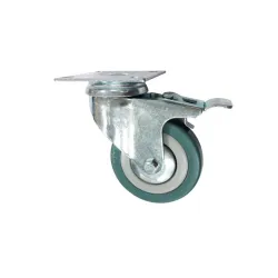 Käru ratas Haushalt 34075B, DIA 7.5 cm, hall v.