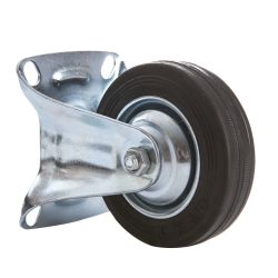 Ratas Haushalt 11100F, DIA 10 cm, must v.-hall v.