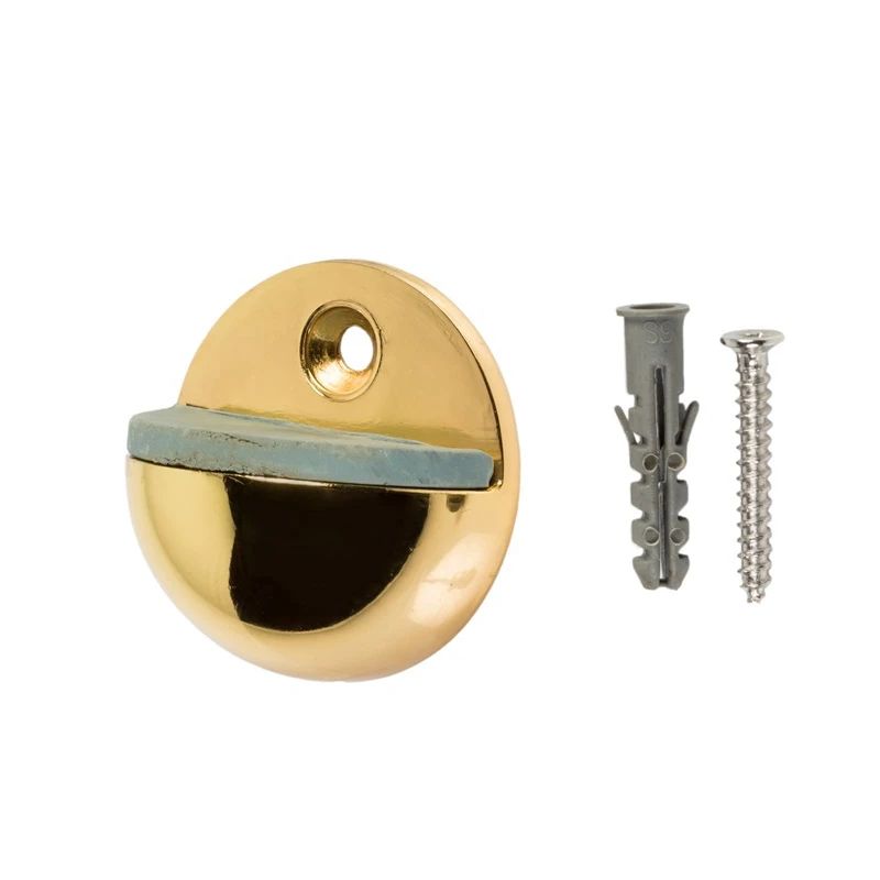 Uksestopper Haushalt DS013CC, 2.5 cm, DIA 4.5 cm, kumm-teras, kollane v.