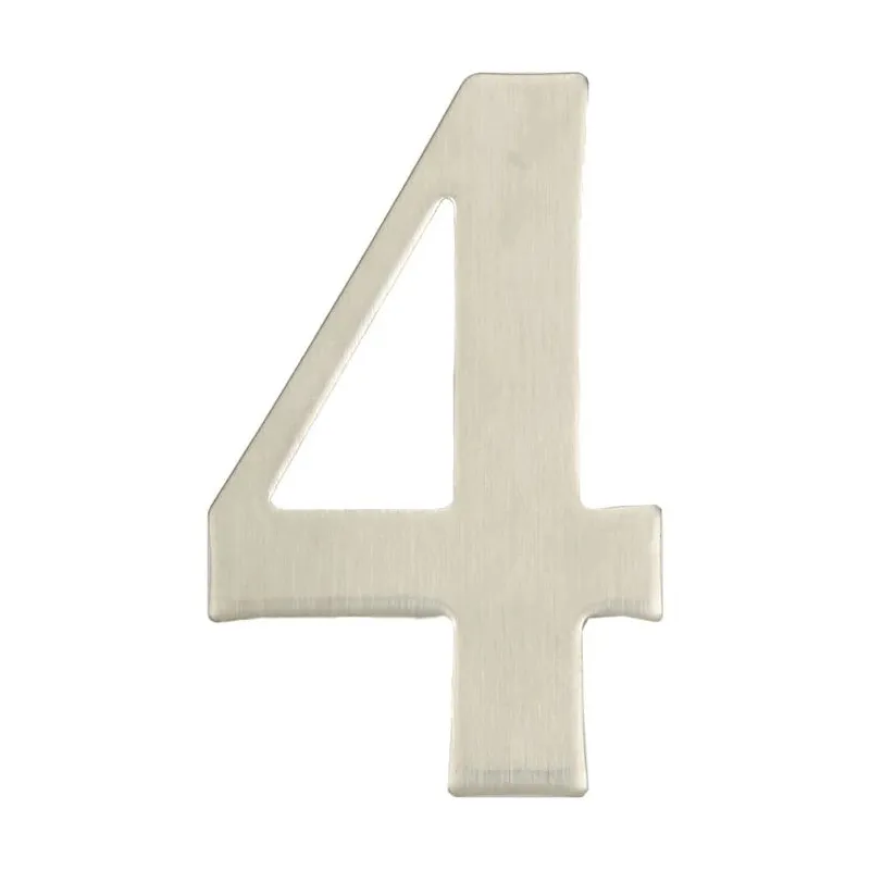 Durvju numurs 4 nerūsošais tērauds 62 mm