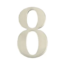 Durvju numurs 8 nerūsošais tērauds 62 mm
