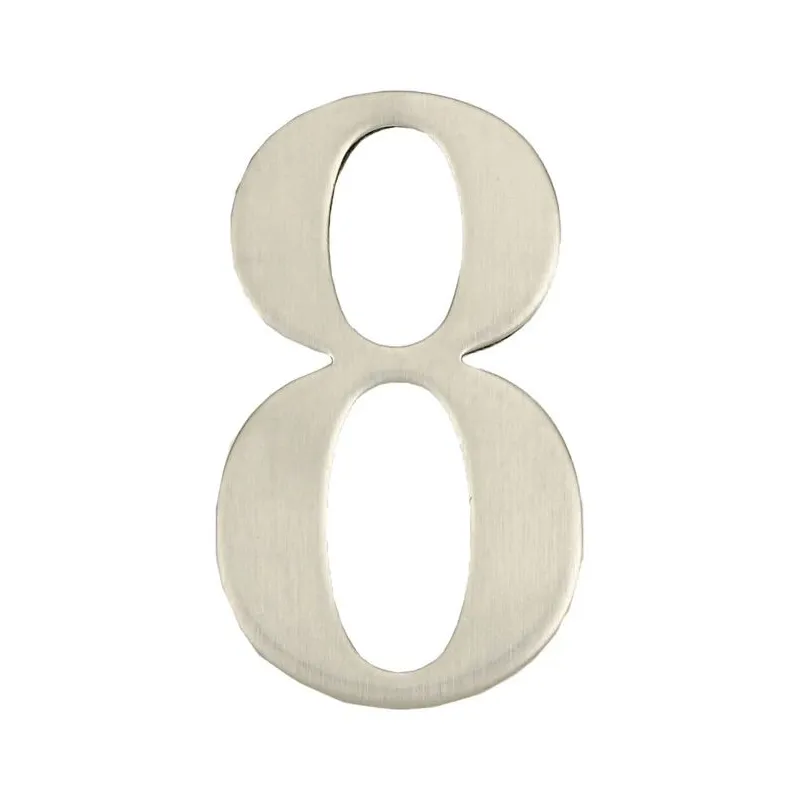 Durvju numurs 8 nerūsošais tērauds 62 mm