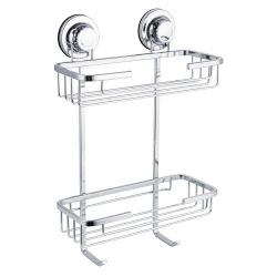 Полка для душа Domoletti Porto BIC-1412, 10.4 см x 38.4 см x 20 см, хромовый цв.