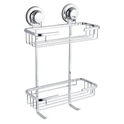 Полка для душа Domoletti Porto BIC-1412, 10.4 см x 38.4 см x 20 см, хромовый цв.