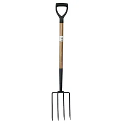 Dārza dakšas ar koka kātu