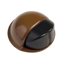 Поддержка двери 5985 400-2664-50, 2 см, DIA 5 см, пластик-резина, коричневый цв.