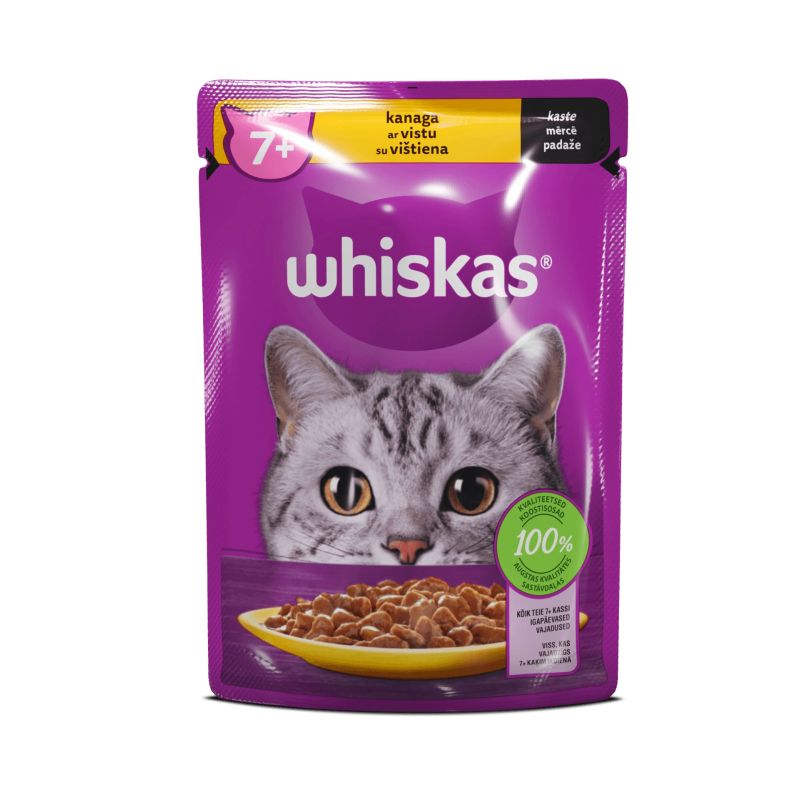 Konservi kaķ. whiskas senior vista 85g