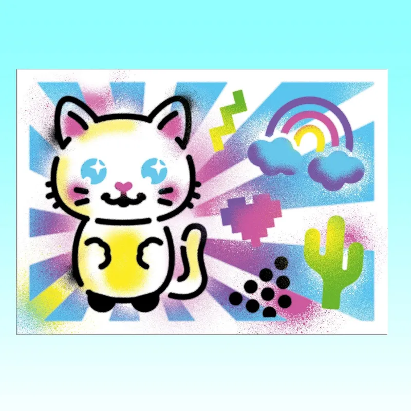 Canal Toys Airbrush Art aktivitāšu koferis bērniem