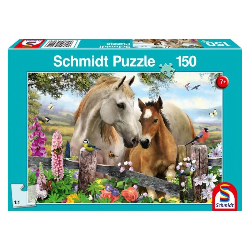 Puzle mare and foal 150