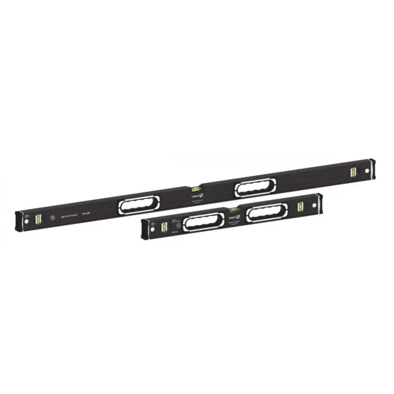 Līmeņu komplekts 196-2 Dark Shadow 61cm + 122cm, Stabila