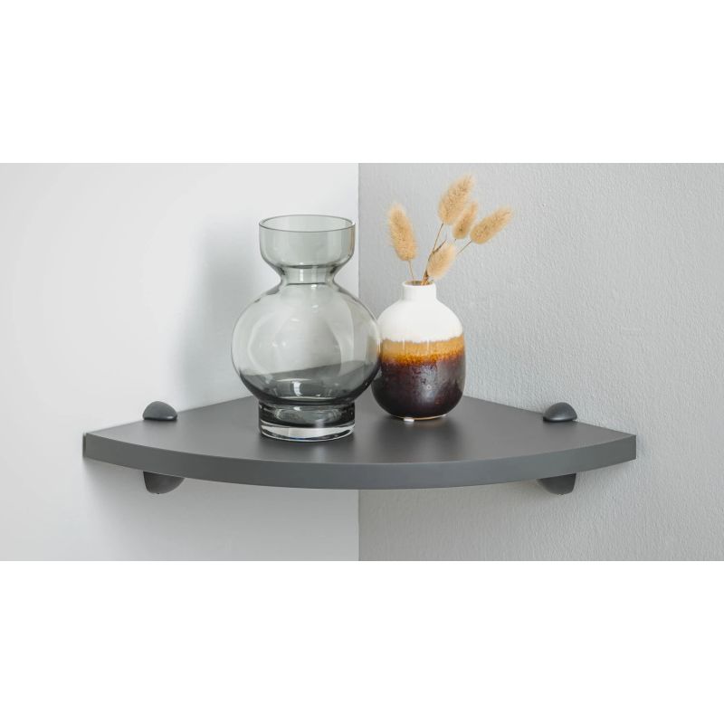 Stūra plaukts corner 30x30x19cm antrac.