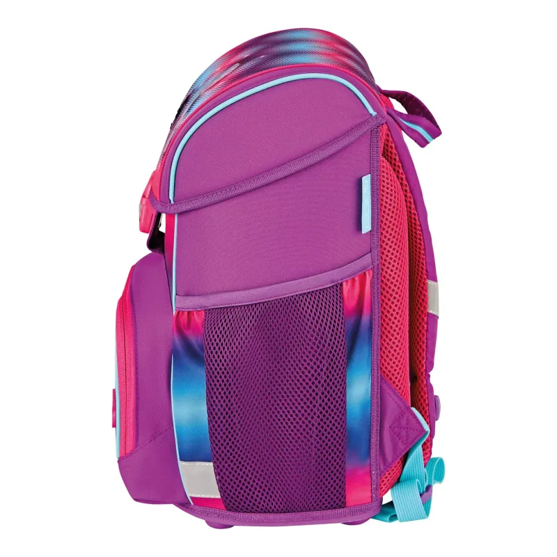 Skolas mugursoma Herlitz Loop Pink Horse, rozā krās.-violeta krās., 22 cm x 31 cm x 37 cm